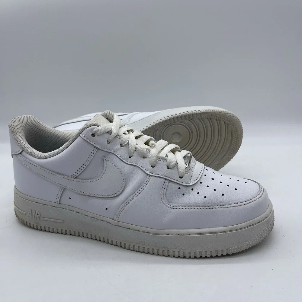 Nike Air Force 1 '07 Low 315122-111 Men's Size 9.5 Shoes White Low Top Sneakers